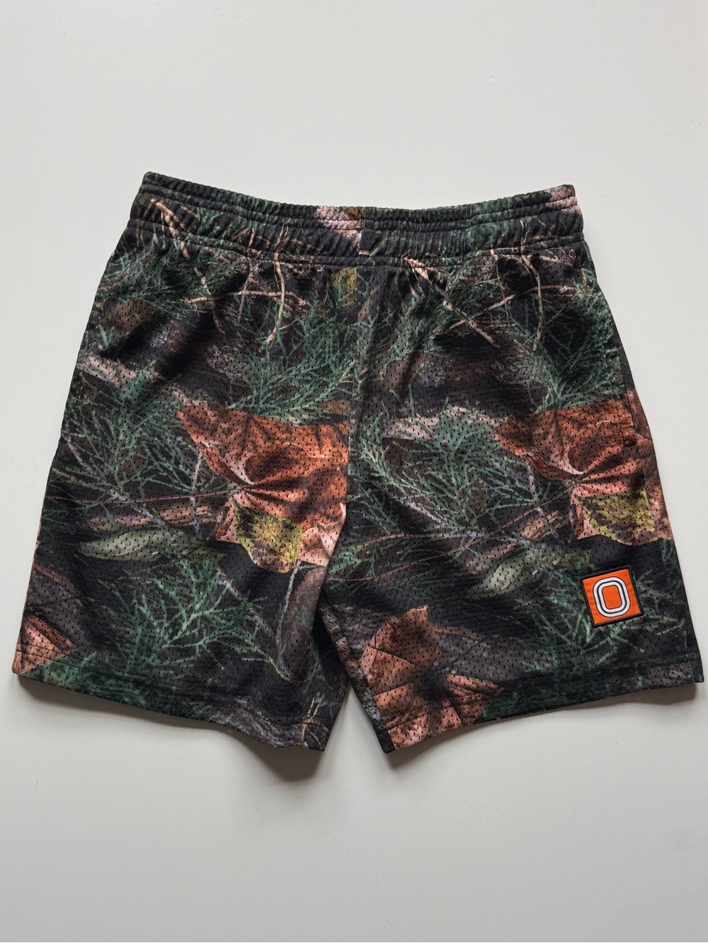 Overtime Boys Mesh Woodland Shorts - Size YXL (13+)